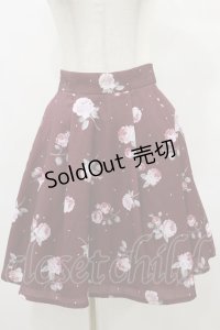 Ank Rouge / ローズドットスカート M ボルドー H-25-07-03-1044-CA-SK-NS-ZH