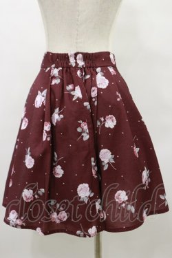 画像2: Ank Rouge / ローズドットスカート M ボルドー H-25-07-03-1044-CA-SK-NS-ZH
