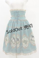 ALICE and the PIRATES / Mistical brilliance Jewelry〜秘められた宝石の行方〜柄コルセットスカート Free グリーン H-25-07-03-1047-PA-SK-NS-ZH