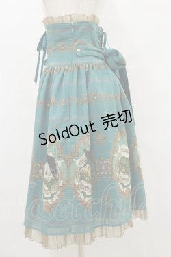 画像3: ALICE and the PIRATES / Mistical brilliance Jewelry〜秘められた宝石の行方〜柄コルセットスカート Free グリーン H-25-07-03-1047-PA-SK-NS-ZH