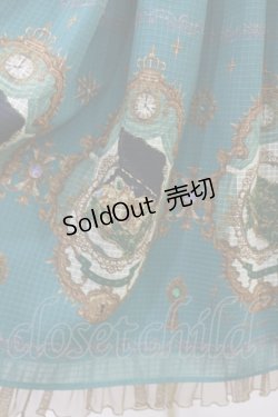 画像4: ALICE and the PIRATES / Mistical brilliance Jewelry〜秘められた宝石の行方〜柄コルセットスカート Free グリーン H-25-07-03-1047-PA-SK-NS-ZH