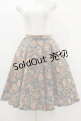 metamorphose / ゴブラン風くまちゃんフレアスカート サイズ1 ブラック H-25-07-03-1050-ME-SK-NS-ZH