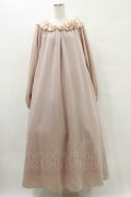 Maison de FLEUR Petite Robe canone / オフショルダーレースワンピース M Pink H-25-07-03-1057-EL-OP-NS-ZH