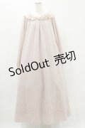 Maison de FLEUR Petite Robe canone / オフショルダーレースワンピース M Pink H-25-07-03-1057-EL-OP-NS-ZH
