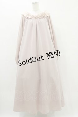 画像1: Maison de FLEUR Petite Robe canone / オフショルダーレースワンピース M Pink H-25-07-03-1057-EL-OP-NS-ZH