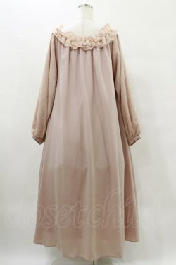 画像2: Maison de FLEUR Petite Robe canone / オフショルダーレースワンピース M Pink H-25-07-03-1057-EL-OP-NS-ZH