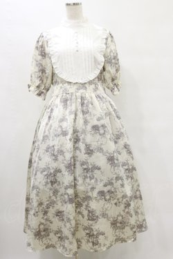 画像1: m petit by misako / AM*トワルドジュイワンピース LL オフ H-25-07-03-1058-LO-OP-NS-ZH