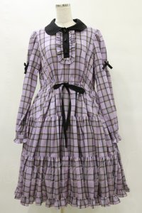 LIEF / テディーベアワンピース M パープル H-25-07-03-1060-LO-OP-NS-ZH