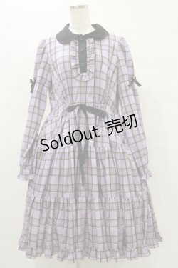 画像1: LIEF / テディーベアワンピース M パープル H-25-07-03-1060-LO-OP-NS-ZH