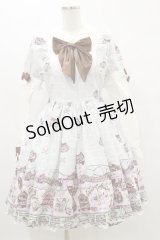 吸吸猫（海外ロリータブランド） / チョコレートワンピース Free サックス H-25-07-03-1061-LO-OP-NS-ZH