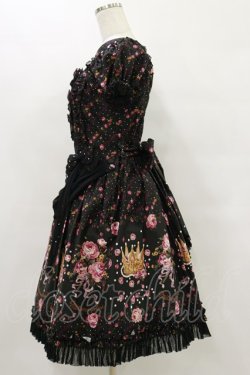 画像3: metamorphose / プリンセスクラウンブーケワンピース Free ブラック H-25-07-03-1062-ME-OP-NS-ZH