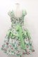 画像2: metamorphose / Jewel Butterflyシャーリングジャンパースカート Free ミント H-25-07-03-1063-ME-OP-NS-ZH (2)