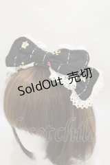 metamorphose / ストロベリークラウンリボンカチューシャ  ブラック H-25-07-03-1012-ME-AC-NS-ZH