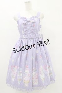 Angelic Pretty / Decoration Ice Creamジャンパースカート Free ラベンダー H-25-07-03-1066-AP-OP-NS-ZH