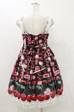 画像2: Angelic Pretty / Cherry Jam Labelジャンパースカート Free ブラック H-25-07-03-1067-AP-OP-NS-ZH