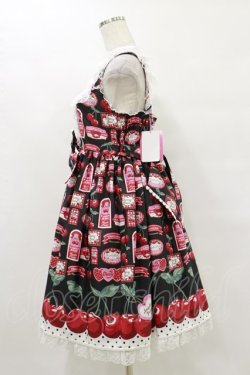 画像3: Angelic Pretty / Cherry Jam Labelジャンパースカート Free ブラック H-25-07-03-1067-AP-OP-NS-ZH