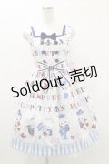 Angelic Pretty / Sailor Marine Kittenジャンパースカート Free シロ H-25-07-03-1068-AP-OP-NS-ZH