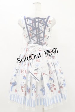 画像2: Angelic Pretty / Sailor Marine Kittenジャンパースカート Free シロ H-25-07-03-1068-AP-OP-NS-ZH