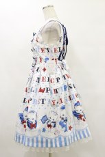 画像3: Angelic Pretty / Sailor Marine Kittenジャンパースカート Free シロ H-25-07-03-1068-AP-OP-NS-ZH (3)