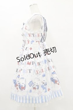 画像3: Angelic Pretty / Sailor Marine Kittenジャンパースカート Free シロ H-25-07-03-1068-AP-OP-NS-ZH