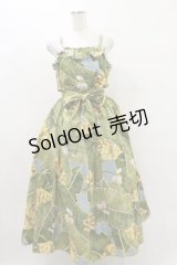 PINK HOUSE / バナナ柄キャミワンピース Free ブルー H-25-07-03-1069-LO-OP-NS-ZH