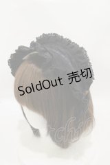 metamorphose / ヘッドドレス風カチューシャ  ブラック H-25-07-03-1002-ME-AC-NS-ZH