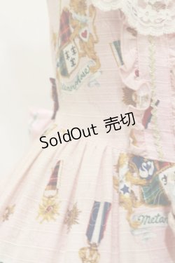 画像5: metamorphose / オールドエンブレムティアードジャンパースカート Free ピンク H-25-07-03-1072-ME-OP-NS-ZH