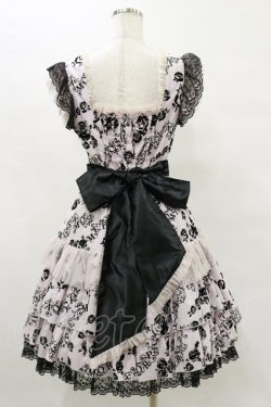 画像2: metamorphose / バラフロッキーあみあげジャンパースカート Free ピンク H-25-07-03-1073-ME-OP-NS-ZH