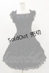 metamorphose / バラフロッキーあみあげジャンパースカート Free ブラック H-25-07-03-1074-ME-OP-NS-ZH