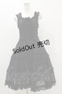 metamorphose / 総レースおめかしジャンパースカート Free ブラック H-25-07-03-1075-ME-OP-NS-ZH