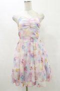 Honey Bunch / シフォンワンピース Free ピンク H-25-07-03-1078-LO-OP-NS-ZH