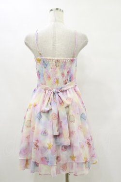 画像2: Honey Bunch / シフォンワンピース Free ピンク H-25-07-03-1078-LO-OP-NS-ZH