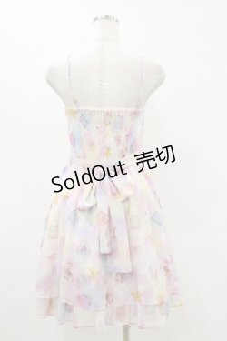 画像2: Honey Bunch / シフォンワンピース Free ピンク H-25-07-03-1078-LO-OP-NS-ZH