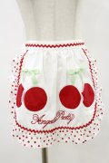 Angelic Pretty / Delicious Cherryエプロン  オフ/レッド H-25-07-03-1017-AP-SK-NS-ZH