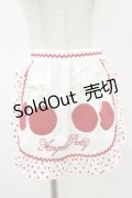 Angelic Pretty / Delicious Cherryエプロン  オフ/レッド H-25-07-03-1017-AP-SK-NS-ZH