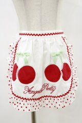 Angelic Pretty / Delicious Cherryエプロン  オフ/レッド H-25-07-03-1017-AP-SK-NS-ZH