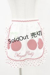 Angelic Pretty / Delicious Cherryエプロン  オフ/レッド H-25-07-03-1017-AP-SK-NS-ZH