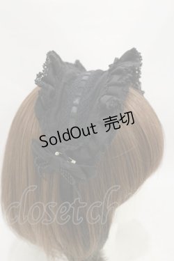 画像2: metamorphose / ヘッドドレス風カチューシャ  ブラック H-25-07-03-1002-ME-AC-NS-ZH