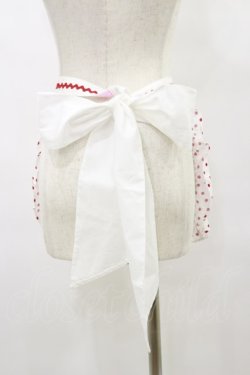 画像2: Angelic Pretty / Delicious Cherryエプロン  オフ/レッド H-25-07-03-1017-AP-SK-NS-ZH