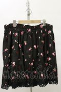 metamorphose /Blooming Gardenフリルスカート Free ブラック H-25-07-03-1021-ME-SK-NS-ZH