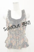 metamorphose / ゴブラン風くまちゃんフリルビスチェ サイズ1 ブラック H-25-07-03-1022-ME-TO-NS-ZH