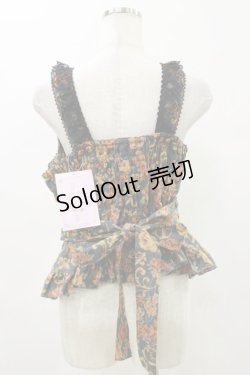 画像2: metamorphose / ゴブラン風くまちゃんフリルビスチェ サイズ1 ブラック H-25-07-03-1022-ME-TO-NS-ZH