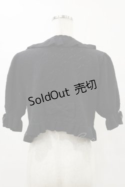 画像2: metamorphose / ハートすかしあみ半袖ボレロ サイズ1 ブラック H-25-07-03-1023-ME-TO-NS-ZH
