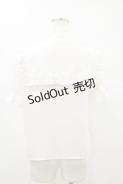 画像2: Ank Rouge / スタンドセーラーカラーブラウス M オフ H-25-07-03-1028-CA-BL-NS-ZH