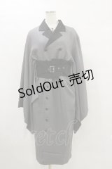 Favorite / テーラー襟着物袖タイトワンピース Free グレー H-25-07-03-1033-LO-OP-NS-ZH
