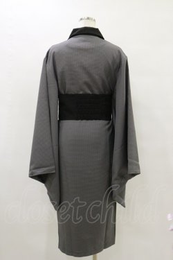 画像2: Favorite / テーラー襟着物袖タイトワンピース Free グレー H-25-07-03-1033-LO-OP-NS-ZH