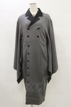 画像4: Favorite / テーラー襟着物袖タイトワンピース Free グレー H-25-07-03-1033-LO-OP-NS-ZH