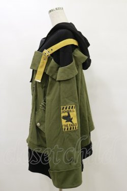 画像3: IRO+IRO / 陸海空の頂点に君臨する APEXPREDATORドッキングパーカー M カーキ H-25-07-03-1035-LO-TO-NS-ZH