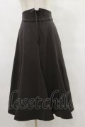 F&A / フロントレースアップミドル丈ナローフレアースカート Free CHARCOAL H-25-07-03-1040-LO-SK-NS-ZH
