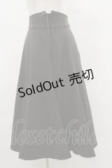 F&A / フロントレースアップミドル丈ナローフレアースカート Free CHARCOAL H-25-07-03-1040-LO-SK-NS-ZH